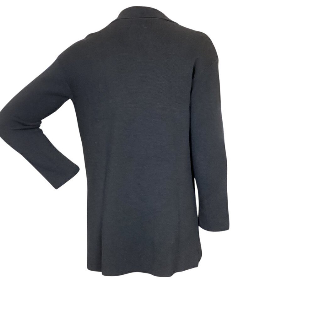 Talbots Patch Pocket Long Sweater 1-Button Blazer… - image 6